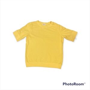 NWT Style&Co short sleeve sweatshirt yellow